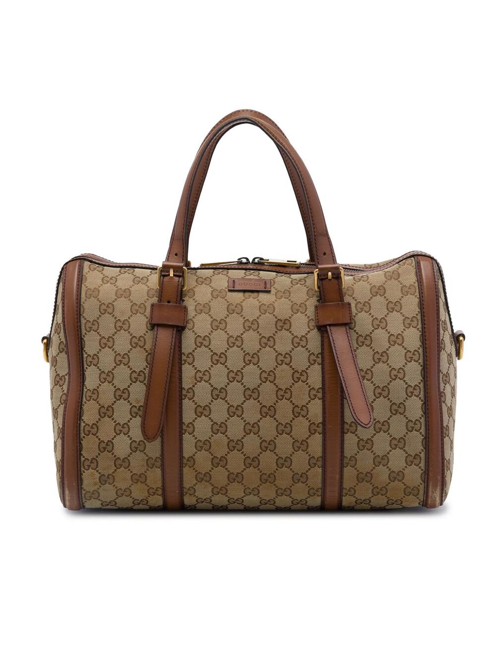 Gucci Medium Gg Canvas Lady Web Boston #357744G61B